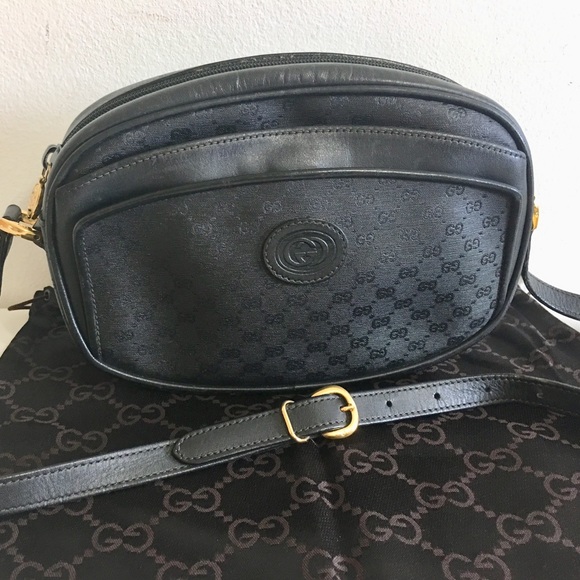 gucci black purse crossbody